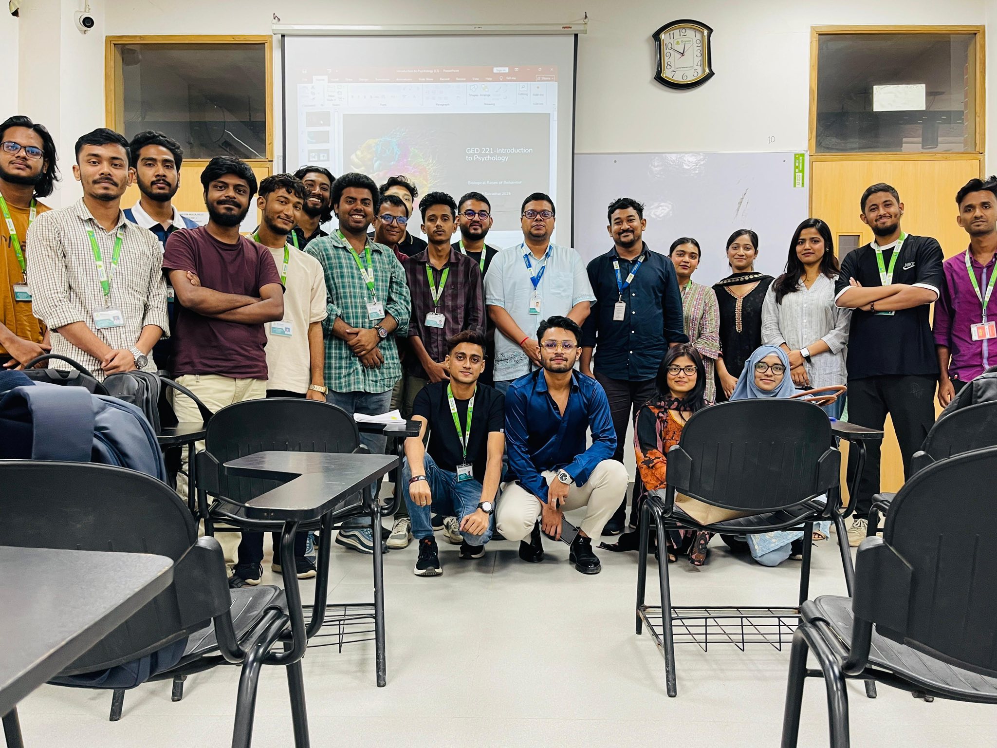 Green University's Medical Officer, Dr. Rajib Sutradhor conducted a special session at Dept. of JMC