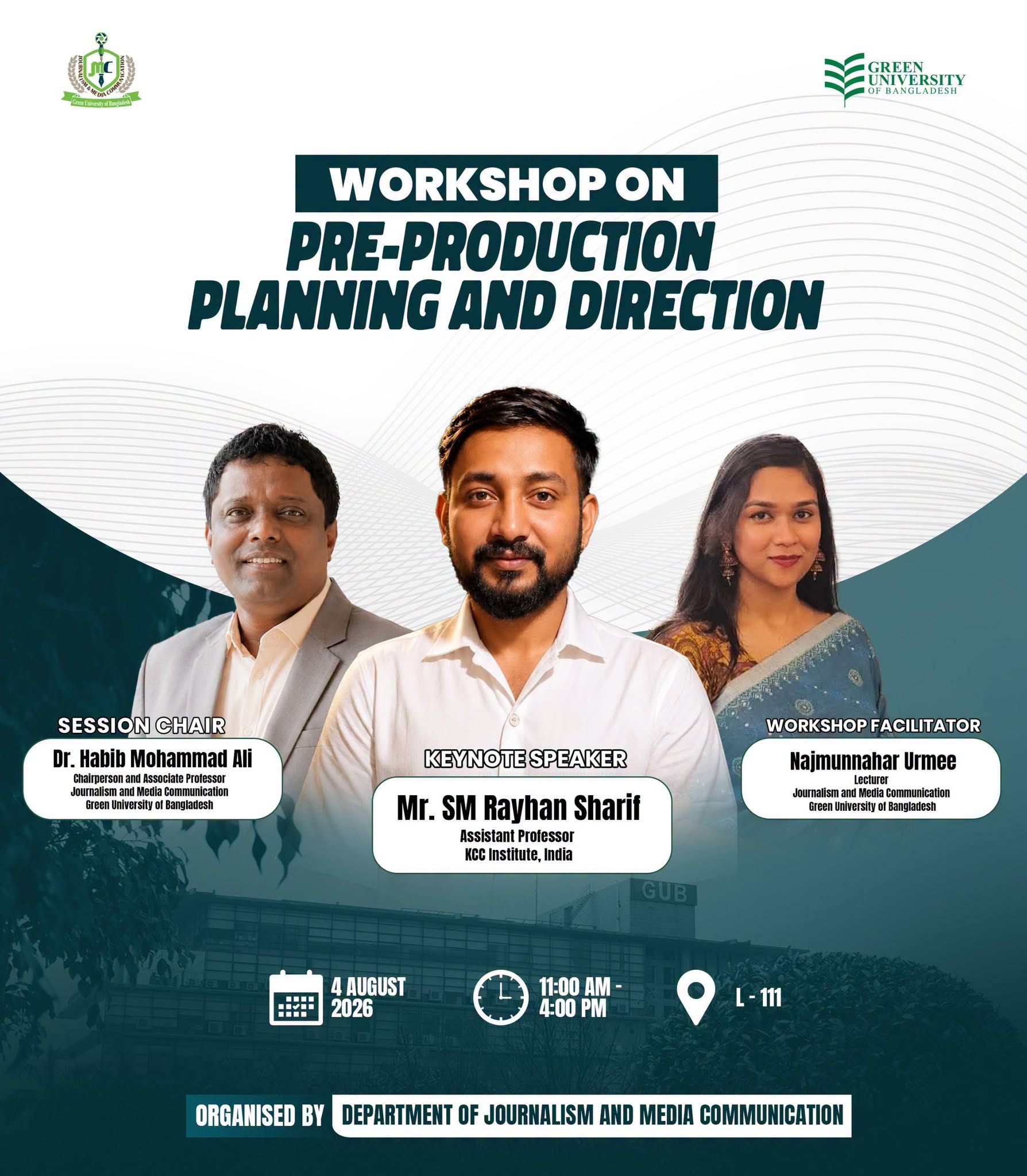 JMC Successfully Organizes Workshop on “Pre-Production Planning and Direction”